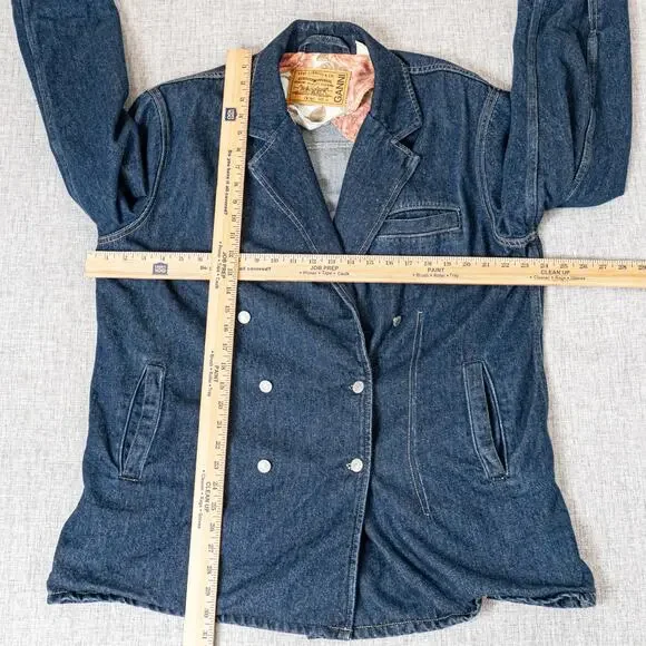 Levi's x GANNI $475 Double Breasted Denim Jacket Size XL - Picture 11 of 11